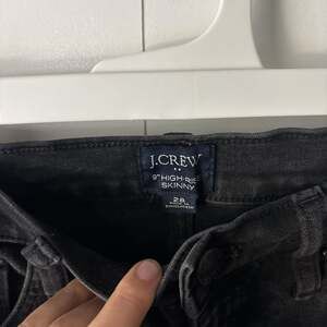 J. Crew Women's Black Denim High-Rise Skinny Jeans Size 27